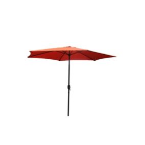 Parasol droit rond diamètre 2,94 m terracotta PORTOFINO degrés Parasol droit rond diamètre 2,94 m terracotta PORTOFINO