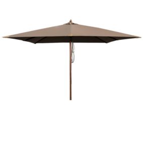 Parasol droit taupe 3x3 m Pegasia