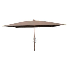 Parasol droit taupe 4x3 m Pegasia