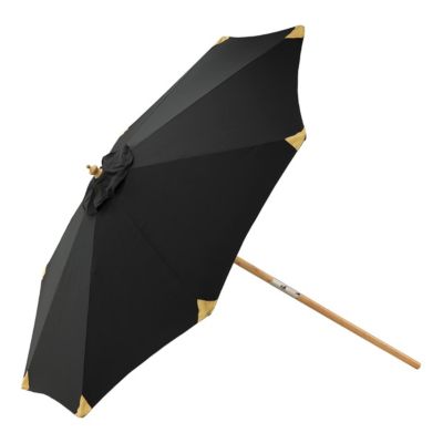 Parasol en Bois "Cerox" 270cm Noir