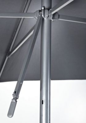Parasol Ezpeleta Eolo gris 250 x 250 cm