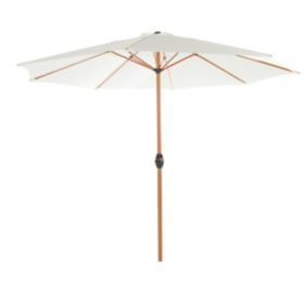 Parasol GoodHome Capraia blanc ø300 cm