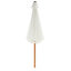 Parasol GoodHome Capraia blanc ø300 cm