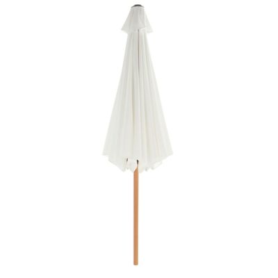 Parasol GoodHome Capraia blanc ø300 cm