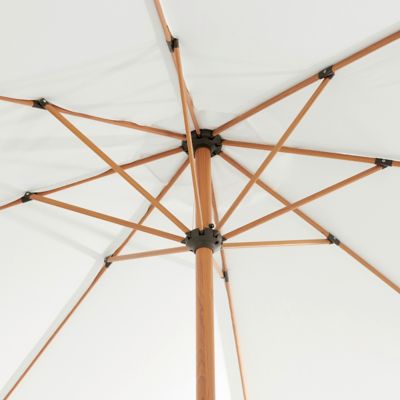 Parasol GoodHome Capraia blanc ø300 cm