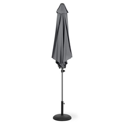 Parasol GoodHome Carambole gris ø200 cm