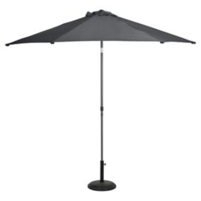 Parasol GoodHome Carambole gris ø270 cm