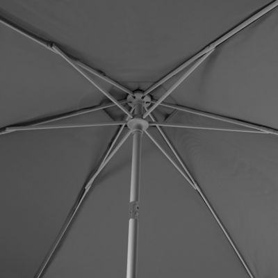 Parasol GoodHome Carambole gris ø270 cm