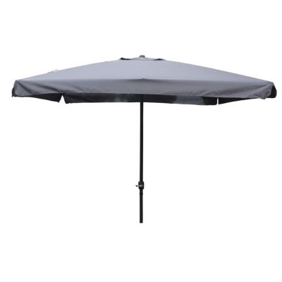 Parasol gris carré 295 x 295 m degrés PALERME