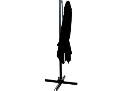 Parasol jardin déporté  2.5 x 2.5 m  Noir