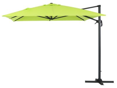 Parasol jardin déporté alu "Sun 4" 3 x 4 m  Vert