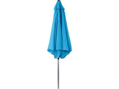 Parasol jardin droit Alu "Sol"  Rond  Diametre 3m  Bleu