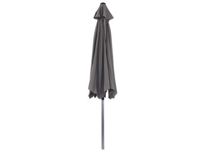 Parasol jardin droit Alu "Sol"  Rond  Diametre 3m  Gris