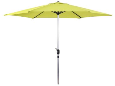 Parasol jardin droit Alu "Sol"  Rond  Diametre 3m  Vert