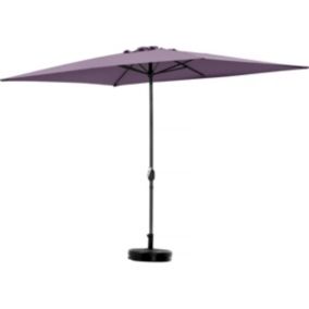 Parasol jardin "Sol 2"  Rectangle  2 x 3 m  Violet