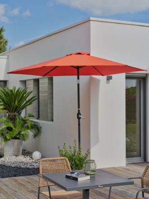 Parasol à manivelle en aluminium  et toile - MARBELLA