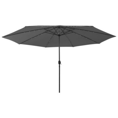 Parasol mobilier de jardin d'exterieur avec metal metal Helloshop26