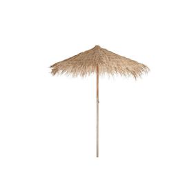 Parasol Paille/Bois naturel taille M - FUTUNA