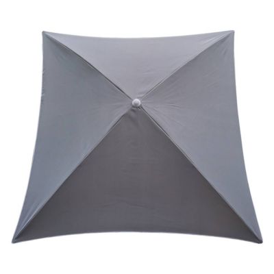 Parasol Plage Carré Helenie Gris - 5five