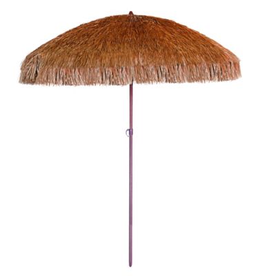 Parasol raphia en acier Diamètre 200 x H.134 cm Tendance et création