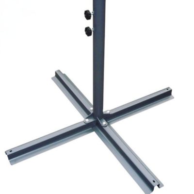 Parasol terracotta droit carré 3 x 3 m led degrés SOLENZARA