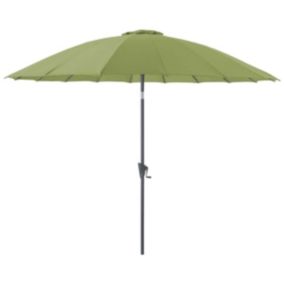 Parasol terrasse en fibre de verre Pagode 300 cm Olive