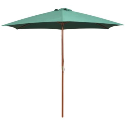 Parasol - VIDAXL - 270 x 270 cm - Bois - Vert