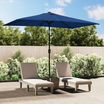 Parasol - VIDAXL - 47129 - Métal - Polyester - 300x200 cm - Azuré