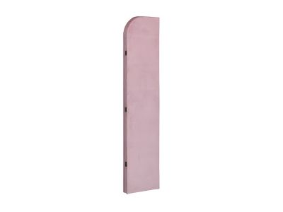 Paravent 3 pans en velours uni 120 x 180 cm VELVET - Rose