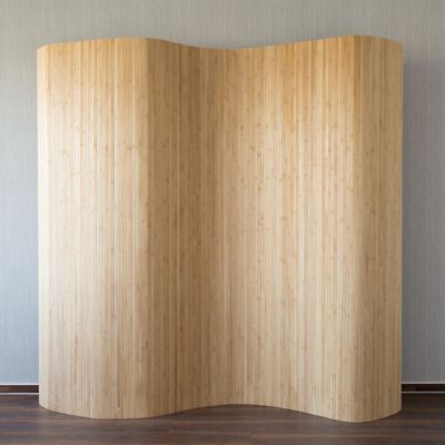Paravent Bambou souple coloris Brun 200 x 250 cm