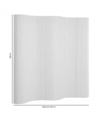 Paravent Bambou souple coloris Brun 200 x 250 cm