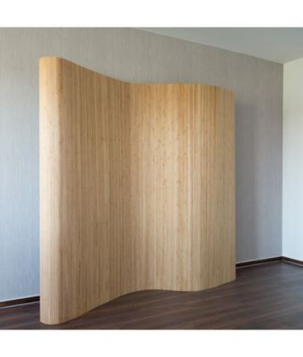 Paravent Bambou souple coloris Brun 200 x 250 cm
