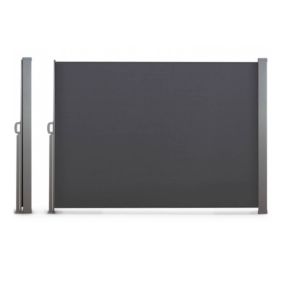 Paravent extérieur rétractable - 2,5 x 1,6 m  Gris