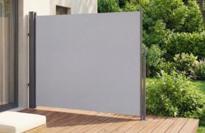 Paravent extérieur rétractable PILAT 3x1,6 m gris clair