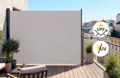 Paravent extérieur rétractable PILAT 3x1,6 m gris clair