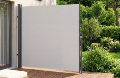 Paravent extérieur rétractable PILAT 3x1,8 m gris clair