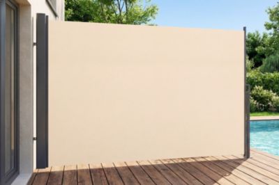 Paravent extérieur rétractable PILAT 5x1,8 m beige