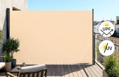 Paravent extérieur rétractable PILAT 5x1,8 m beige
