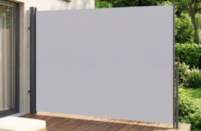 Paravent extérieur rétractable PILAT 5x1,8 m gris clair