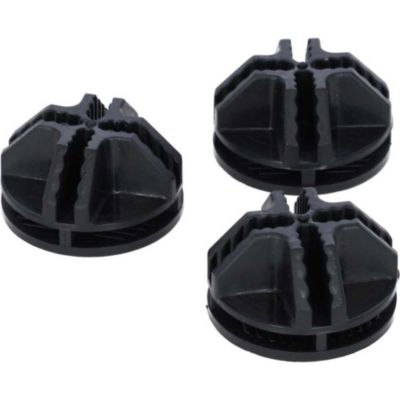 Parc modulable KERBL Hopsi 12 panneaux 35x35 cm métal noir intérieur extérieur
