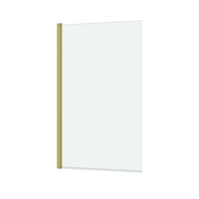 Pare-baignoire 120 x 70 cm or brossé Essentiel Galedo