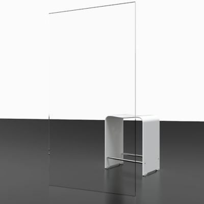 Pare-baignoire 2 volets, 112 x 140 cm, verre transparent 5 mm, profilé noir, Schulte Liane