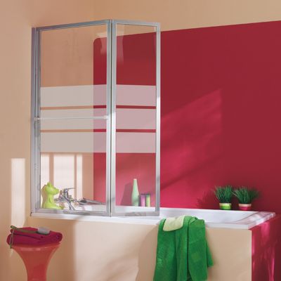 Pare Baignoire 1 Volet Verre Transparent Anticalcaire Goodhome Calera H 140 X L 85 Cm Castorama