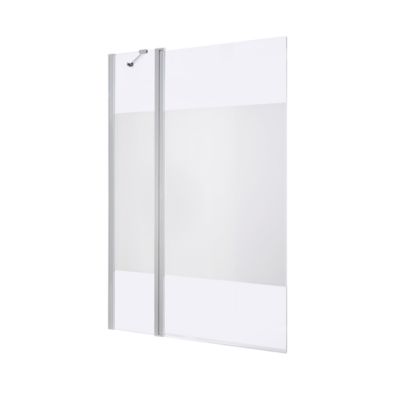 Pare Baignoire 2 Volets Verre Effet Depoli Anticalcaire Goodhome Calera H 140 X L 104 Cm Castorama