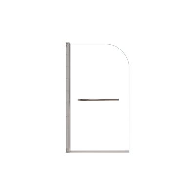 Pare baignoire 70x130cm Écran Baignoire Pivotant Avec La Poignée En Inox