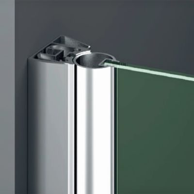 Pare Baignoire fixe pivotant droit en verre sécurité ép 6mm - L85xH147 cm - profilé chrome - SUPERBAN Alsace Sport