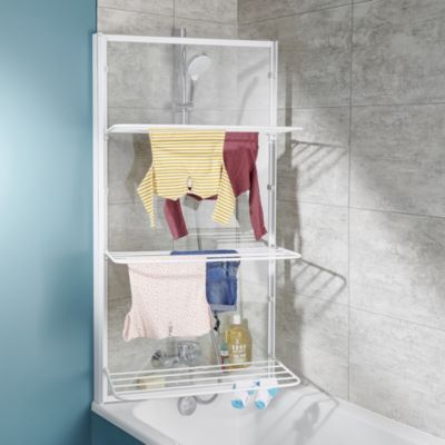 Pare-baignoire Gelco Studio pivotant 1 volet verre transparent l.75 x H.140 cm