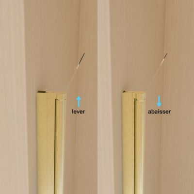Pare-Baignoire pivotant verre transparent anticalcaire et aluminium 80 x 140 Or brossé Essebagno