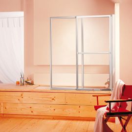 Pare-baignoire relevable Iode 2 volets