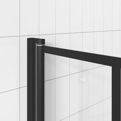 Pare-baignoire SIRHONA 800x1400mm Ecran de Baignoire Industriel + Verre Transparent  6 mm + Double Construction en Aluminium